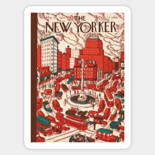 New Yorker Vintage Cover Sticker